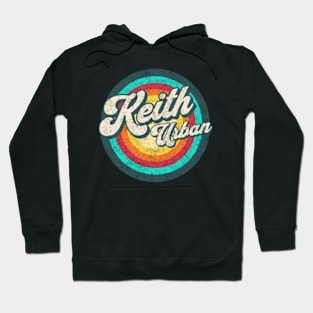 name keith urban in color circle Hoodie